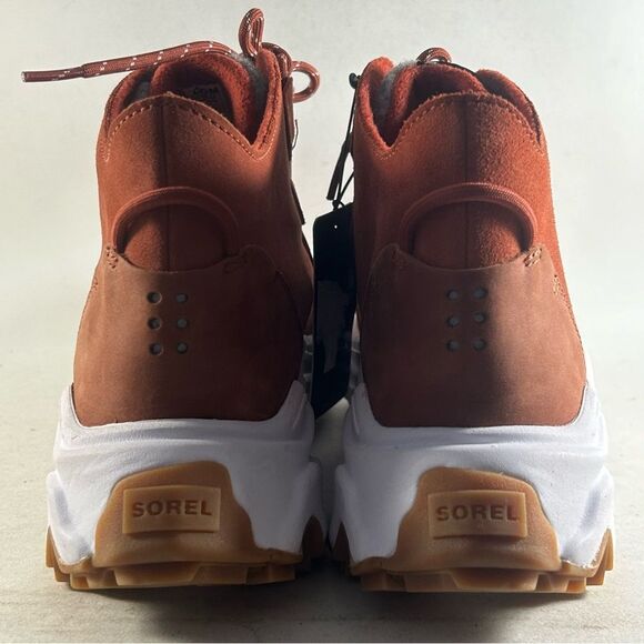 Sorel Kinetic Breakthru Caribou Womens Waterproof Boots Orange 8.5 NL4903-849 - Picture 5 of 9